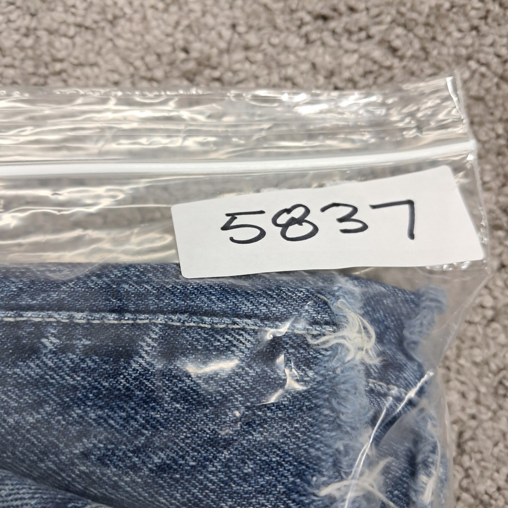 Lucky Brand Vintage Women 12 31 Wide Leg Jeans Blue High Rise Button Fly 80403D5 - Picture 12 of 12